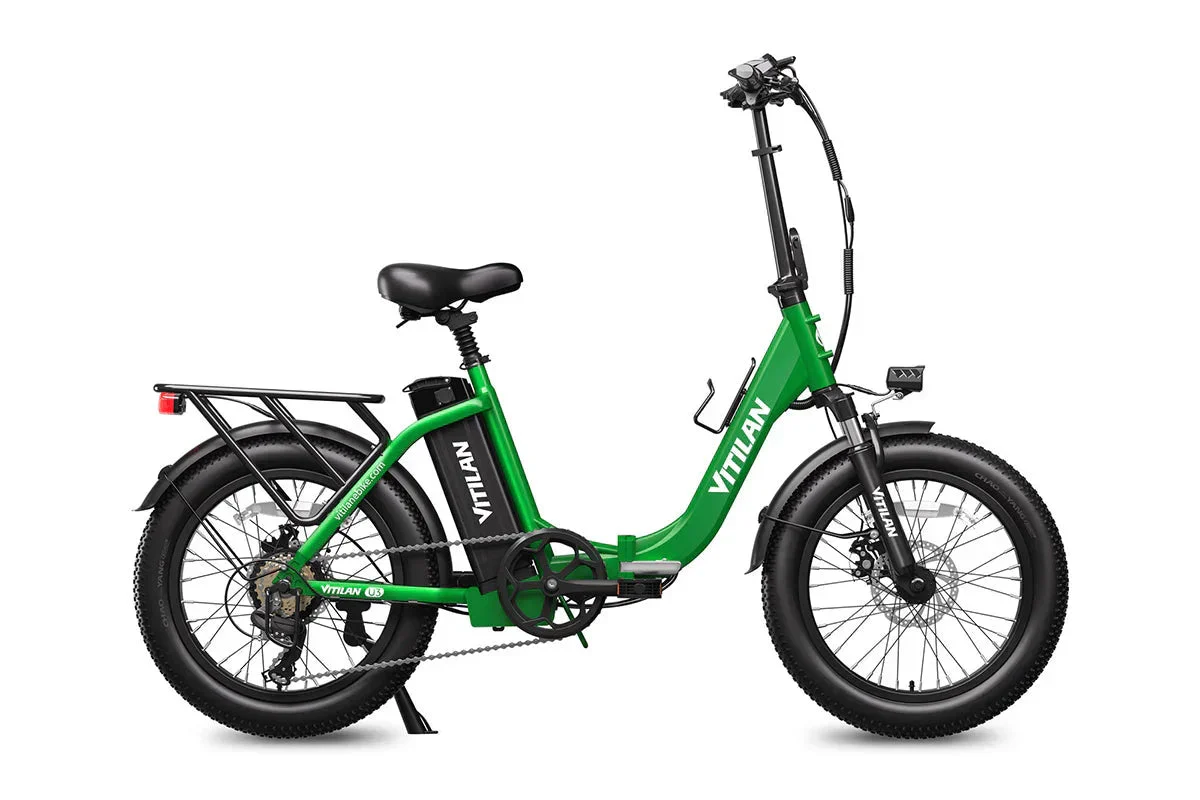 Vitilan U3 Full Suspension Foldable Fat Tire Electric Bike - Image 2