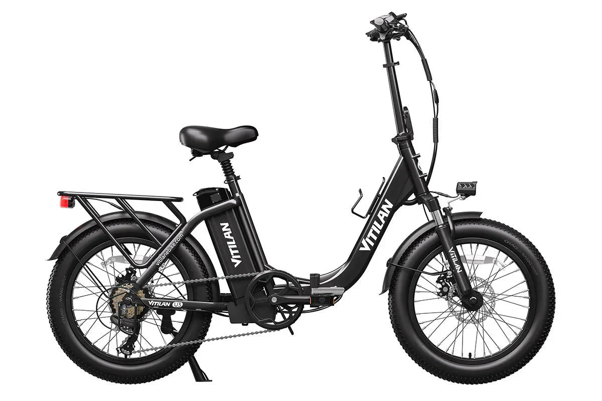 Vitilan U3 Full Suspension Foldable Fat Tire Electric Bike - Image 21