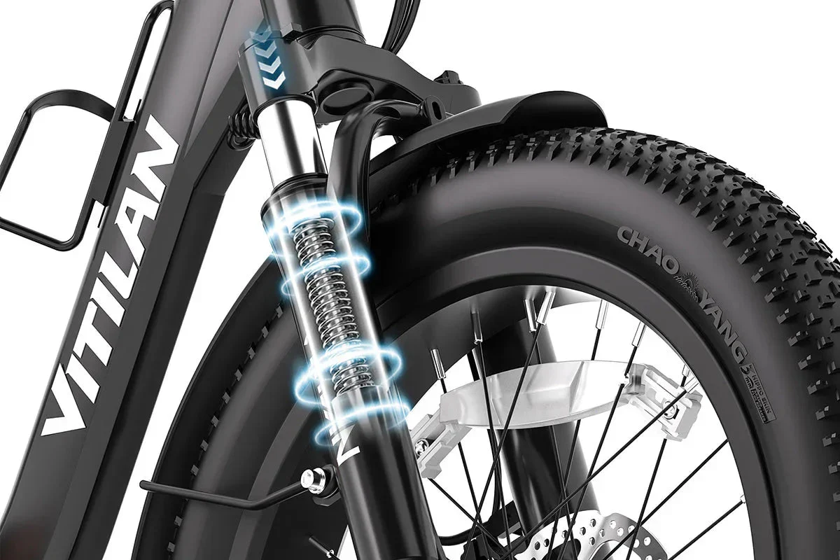 Vitilan U3 Full Suspension Foldable Fat Tire Electric Bike - Image 24