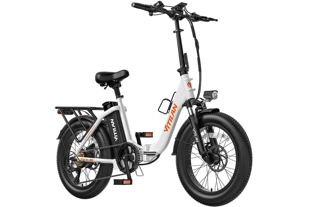 Vitilan U3 Full Suspension Foldable Fat Tire Electric Bike - Image 6