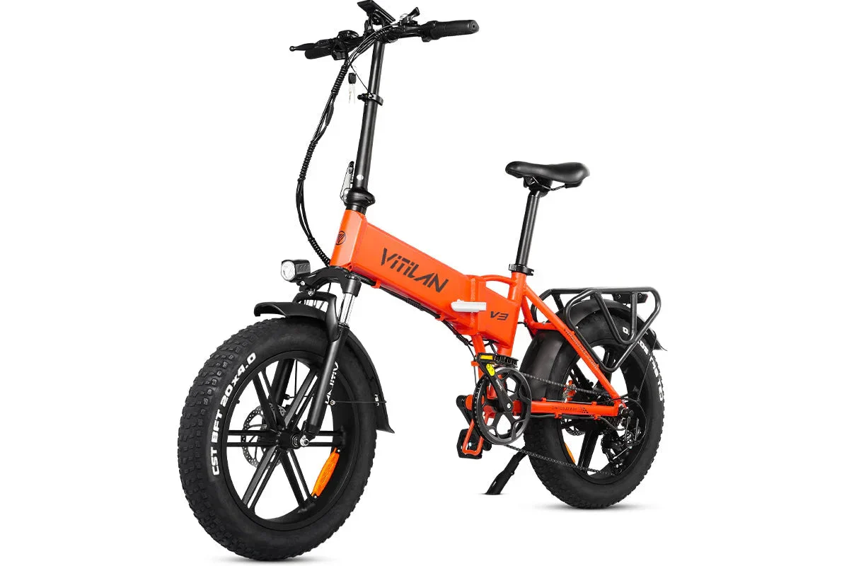 Vitilan V3 2.0 Folding Fat Tires Adult All Terrain Electric Bike - Image 11