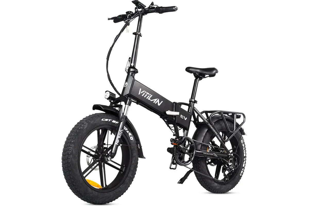 Vitilan V3 2.0 Folding Fat Tires Adult All Terrain Electric Bike - Image 13