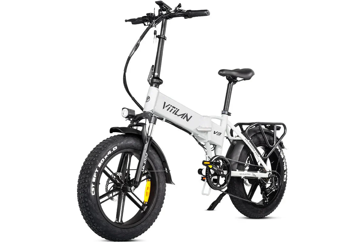 Vitilan V3 2.0 Folding Fat Tires Adult All Terrain Electric Bike - Image 14