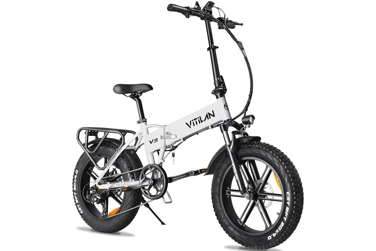 Vitilan V3 2.0 Folding Fat Tires Adult All Terrain Electric Bike - Image 15
