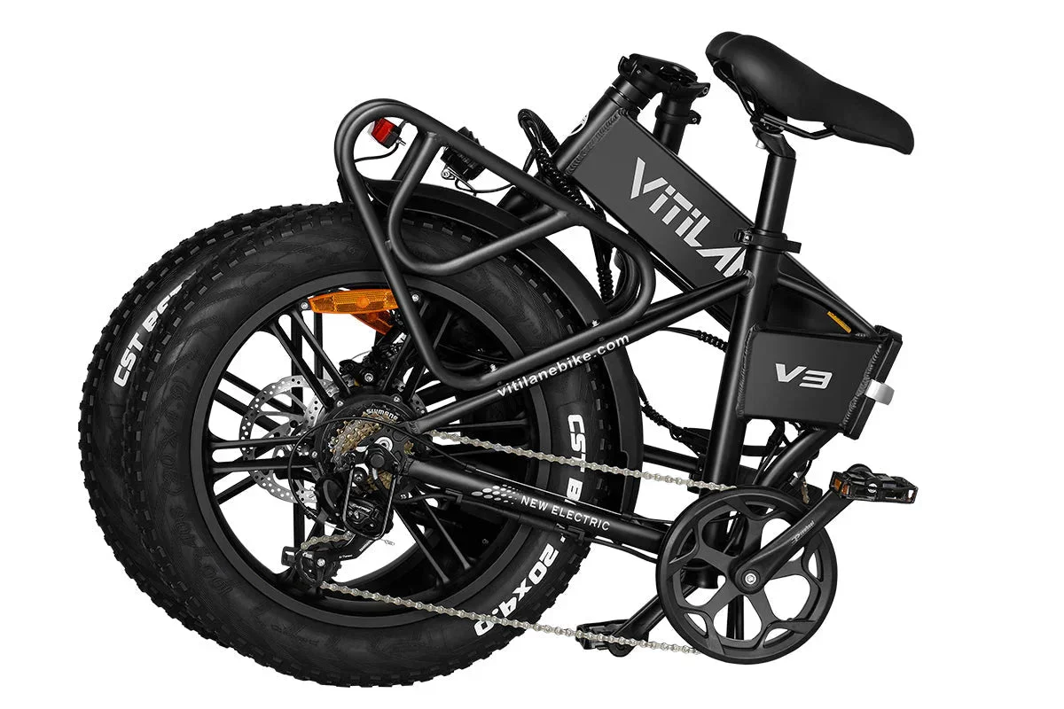 Vitilan V3 2.0 Folding Fat Tires Adult All Terrain Electric Bike - Image 21