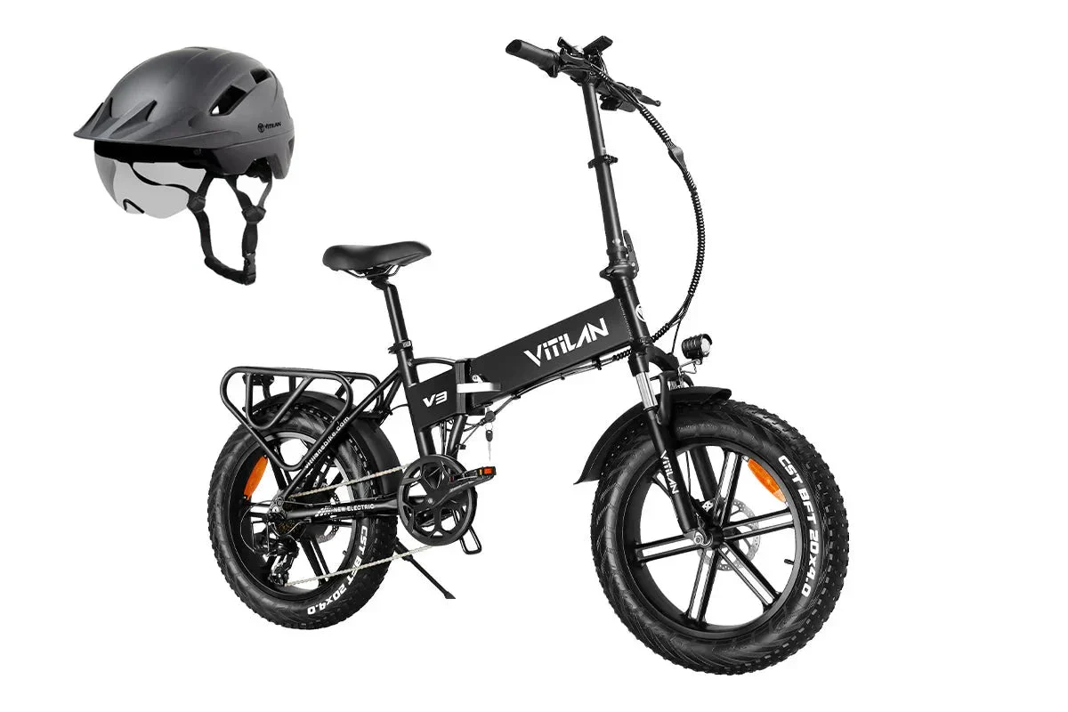 Vitilan V3 2.0 Folding Fat Tires Adult All Terrain Electric Bike - Image 26