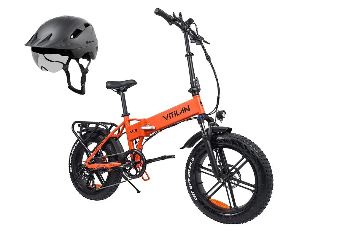 Vitilan V3 2.0 Folding Fat Tires Adult All Terrain Electric Bike - Image 27