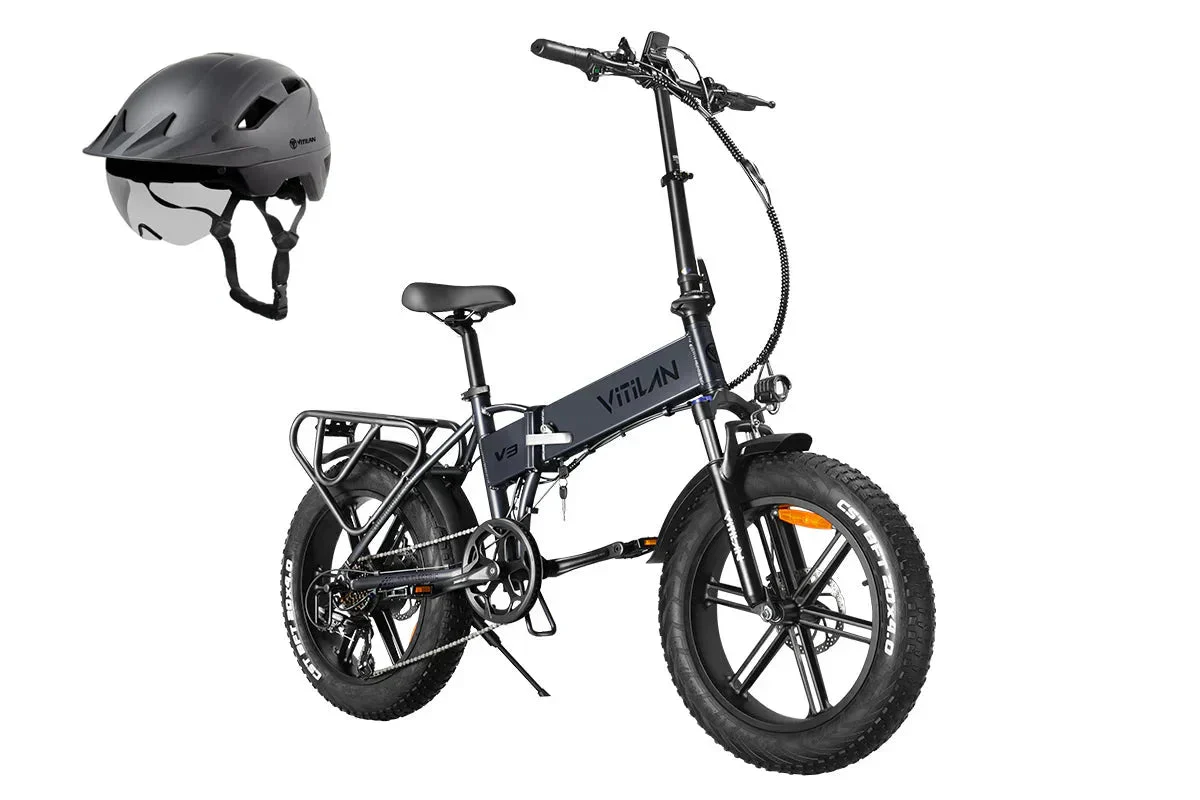Vitilan V3 2.0 Folding Fat Tires Adult All Terrain Electric Bike - Image 28