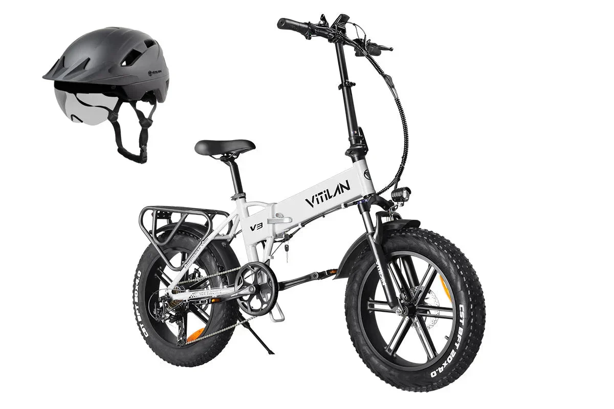 Vitilan V3 2.0 Folding Fat Tires Adult All Terrain Electric Bike - Image 29