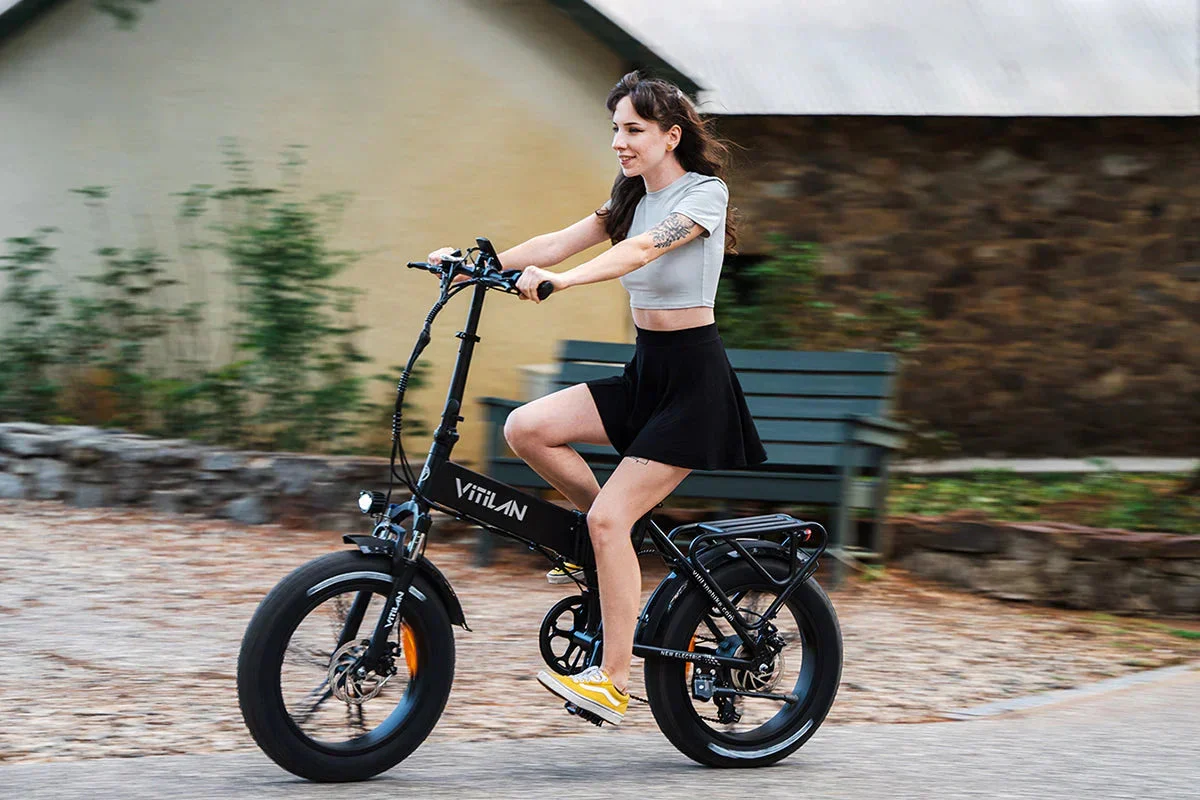 Vitilan V3 2.0 Folding Fat Tires Adult All Terrain Electric Bike - Image 6