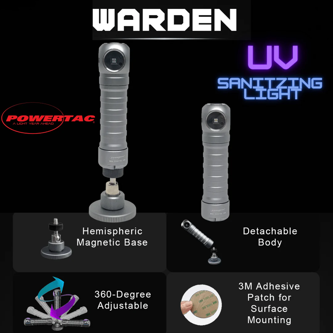 Warden - Portable UV Sanitizing Flashlight (275nm Wavelength) (SC) - Image 6