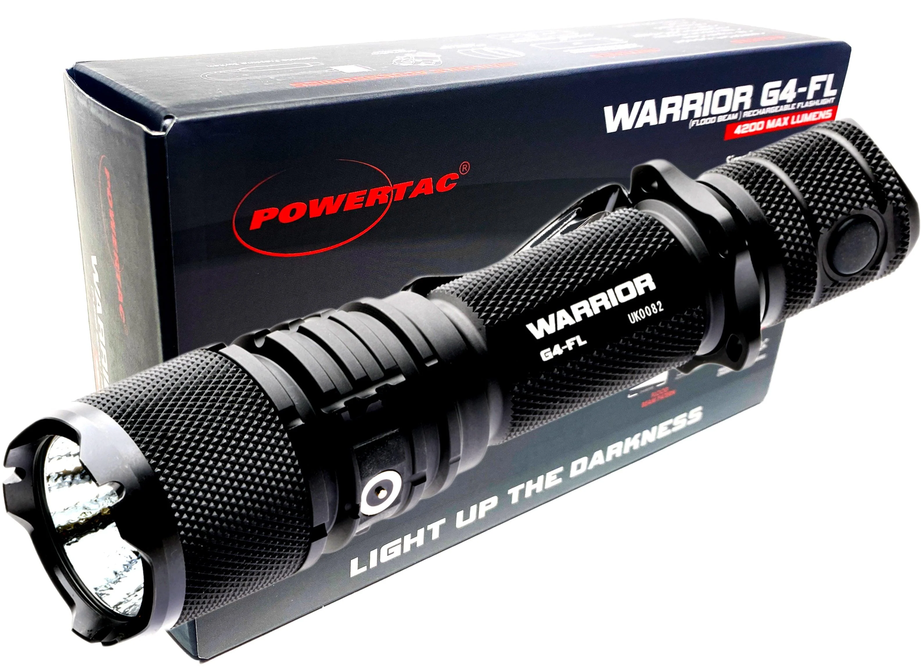 Warrior GEN4-FL- (Wide beam)-4200 Lumen Tactical Flashlight (SC) - Image 4