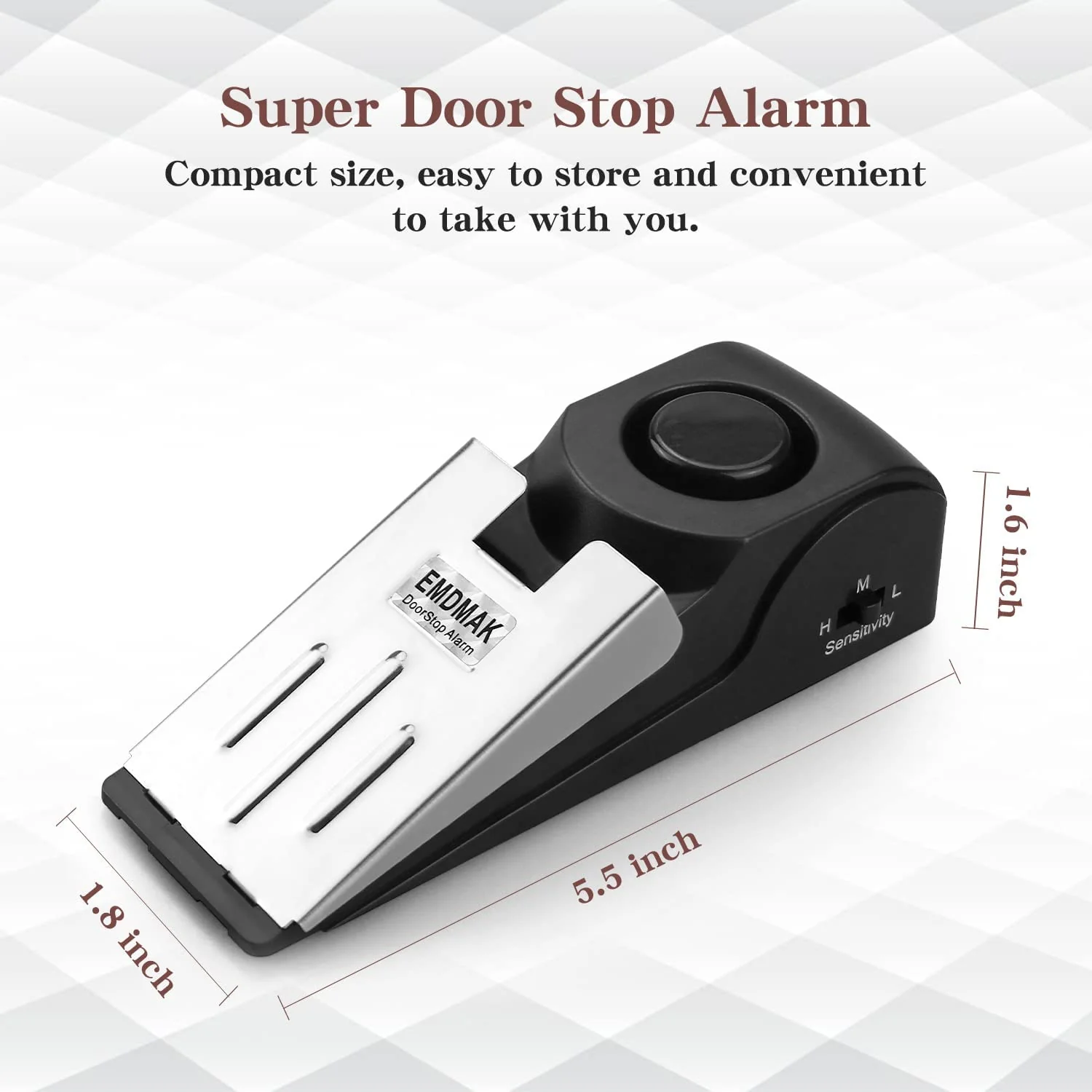 Watch Dog - Door Stop Security Alarm Wedge (SC) - Image 2