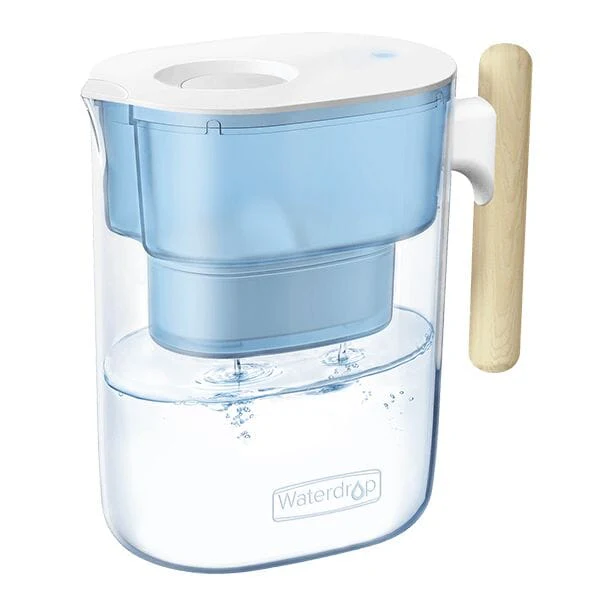 Waterdrop Chubby Pitcher Water Filter with Wooden Handle PT-04 - Image 7