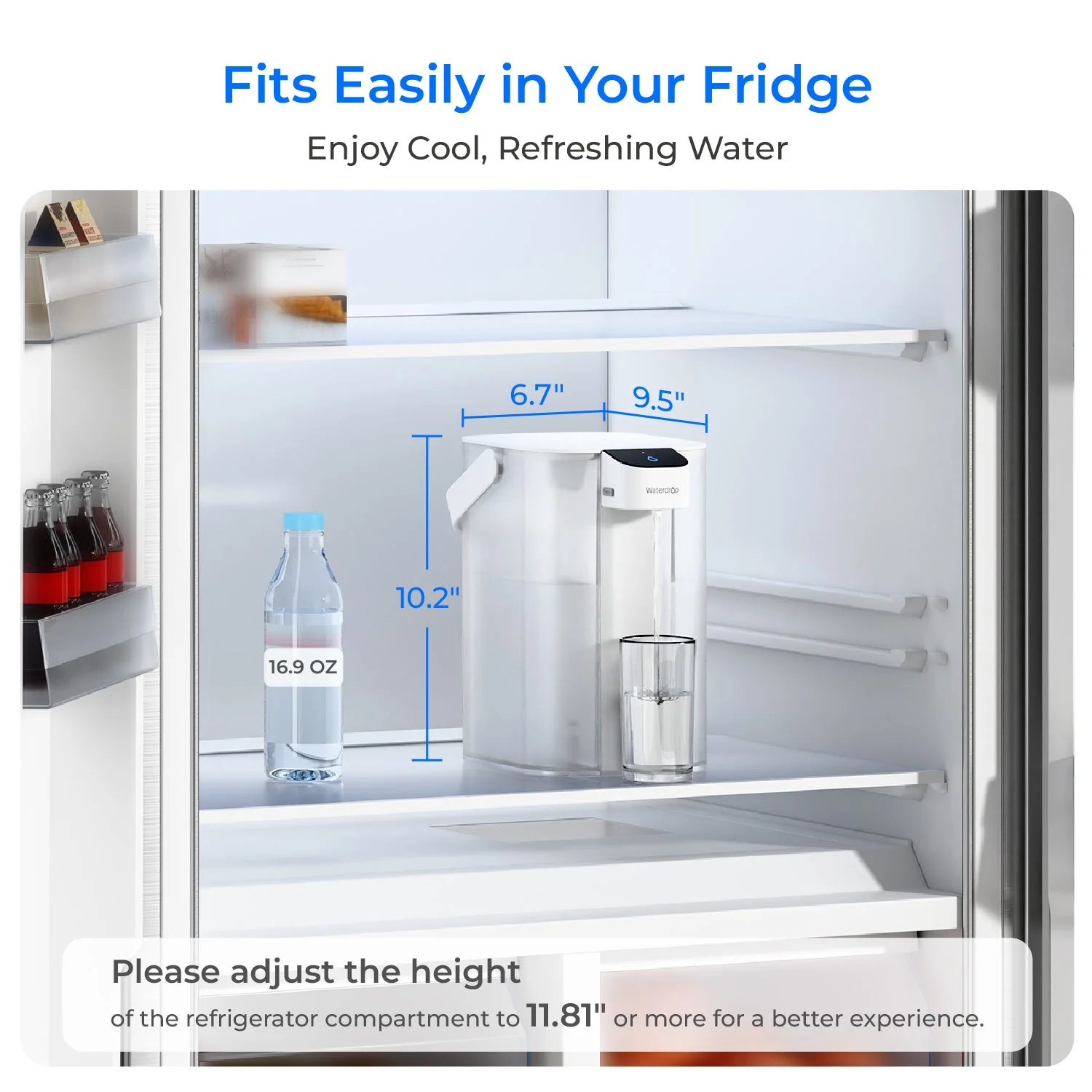 Waterdrop Electric Water Filter, ED01 Countertop Water Filtration System - Image 3