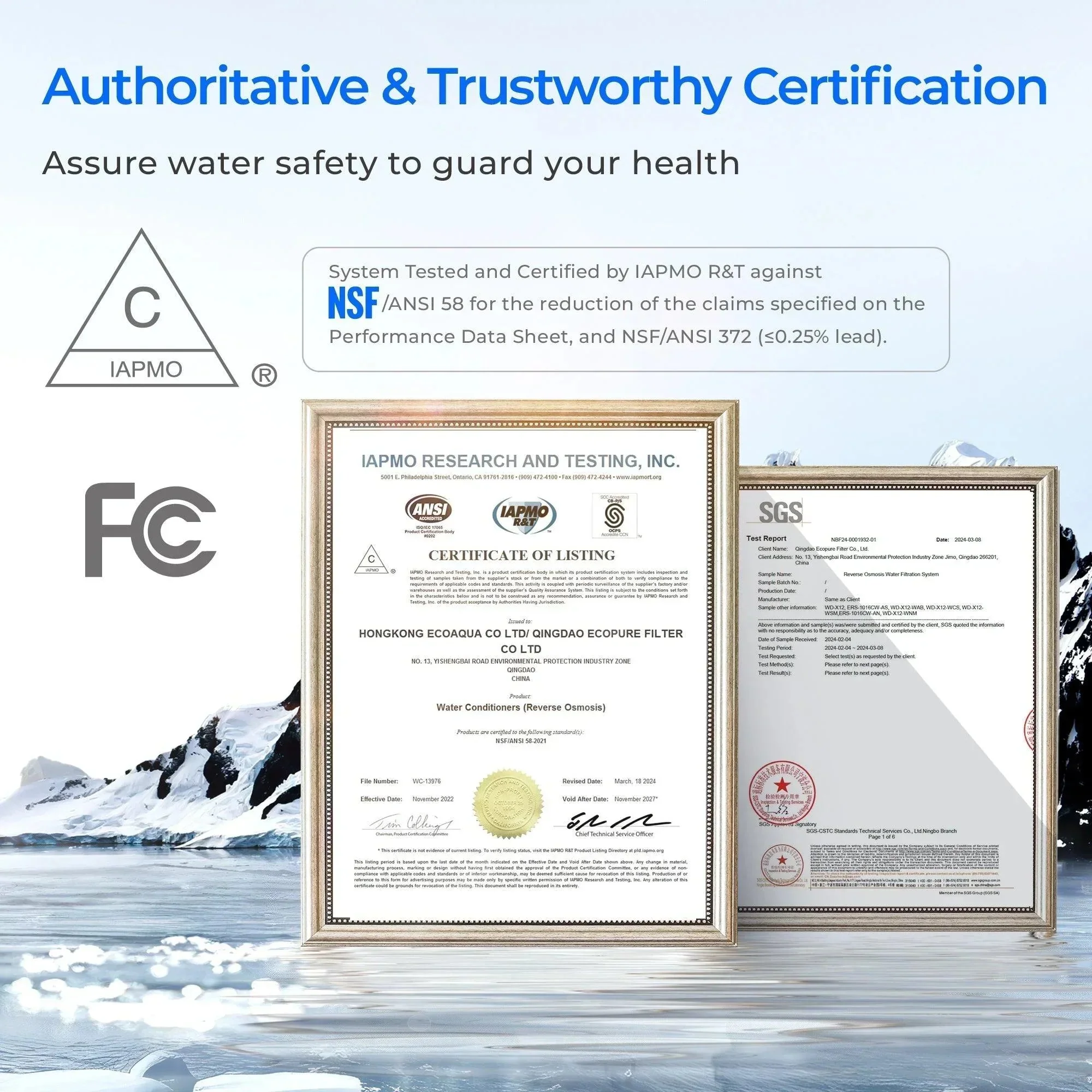Waterdrop X Series Reverse Osmosis System, X12 + 3 Filters Combo (SC) - Image 6