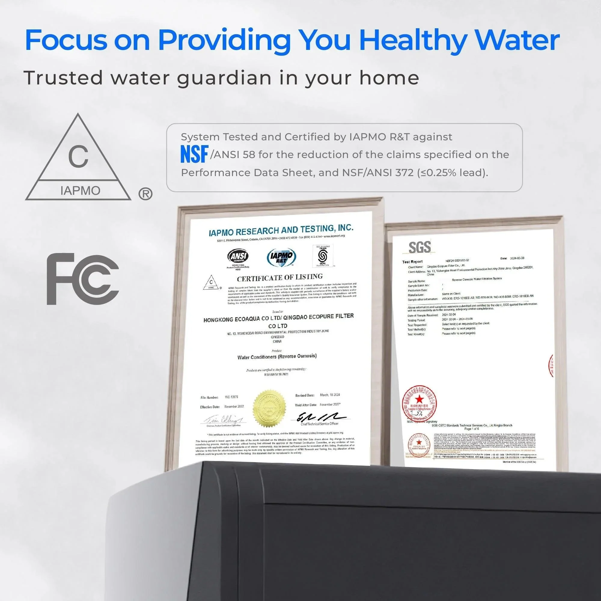 Waterdrop X Series Undersink Reverse Osmosis System, X16 (SC) - Image 5