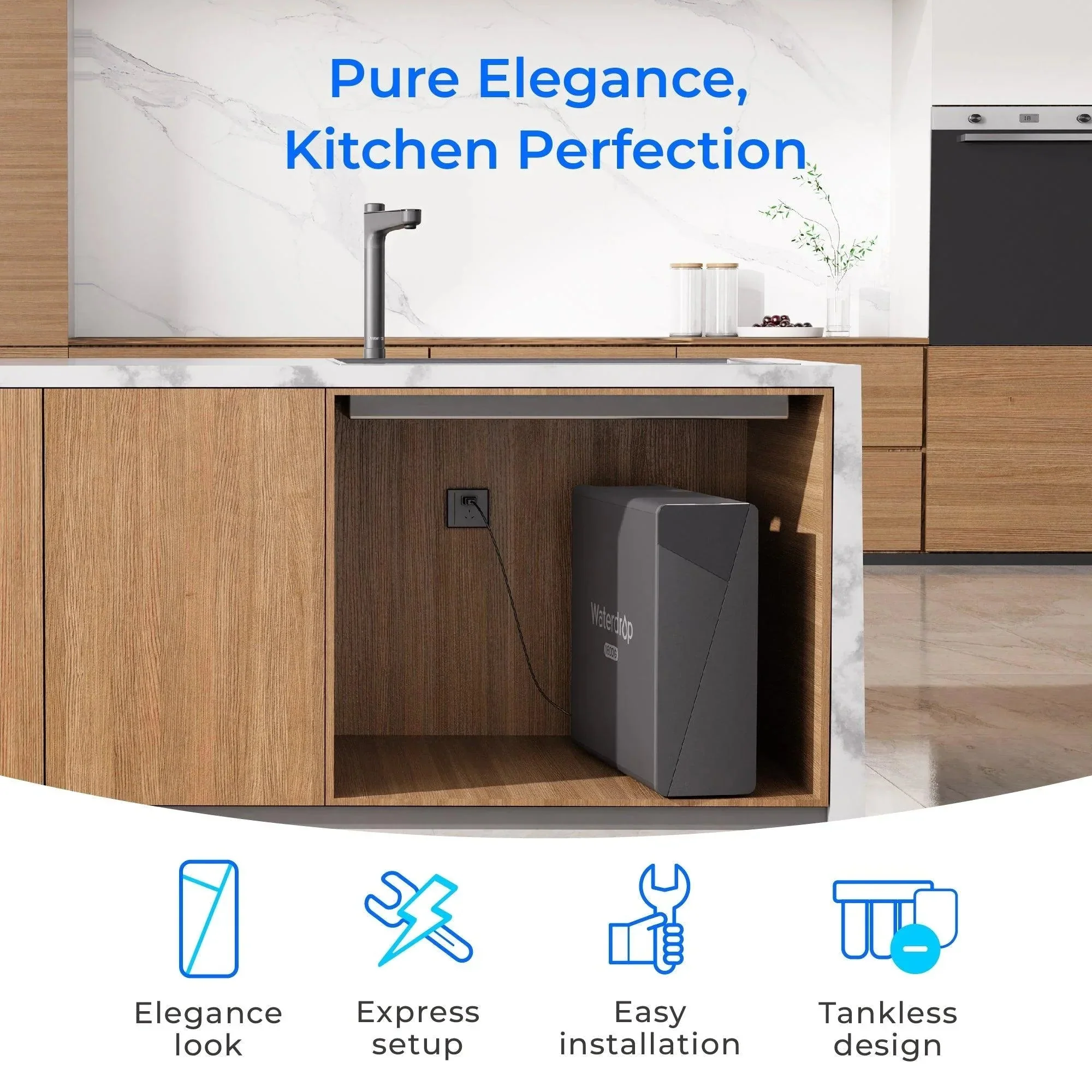 Waterdrop X Series Undersink Reverse Osmosis System, X16 (SC) - Image 8