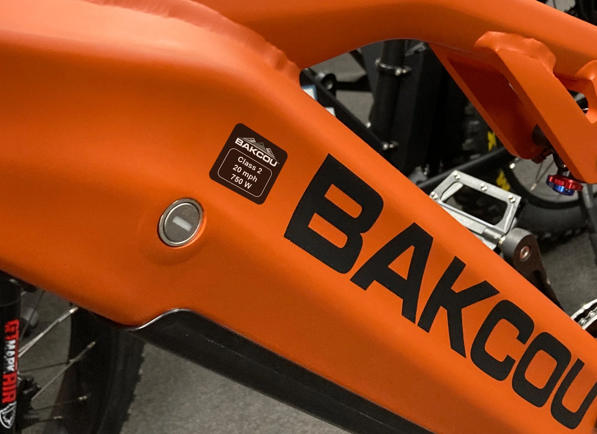 Weather-Proof 750w Bike Label - Image 2