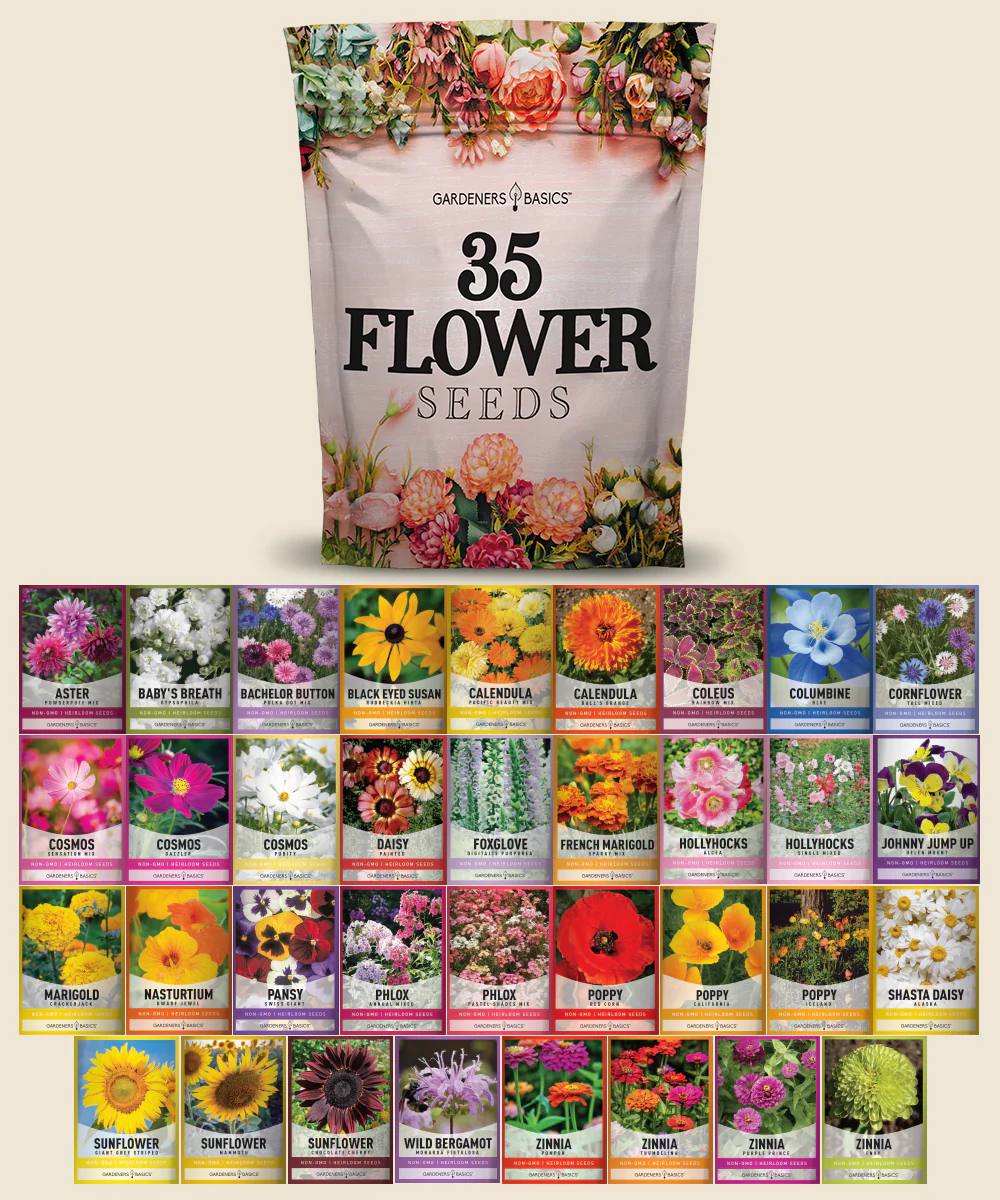 Wildflower, Perennial, & Annual Flower Seed Kit | 35 Variety Pack - Image 8