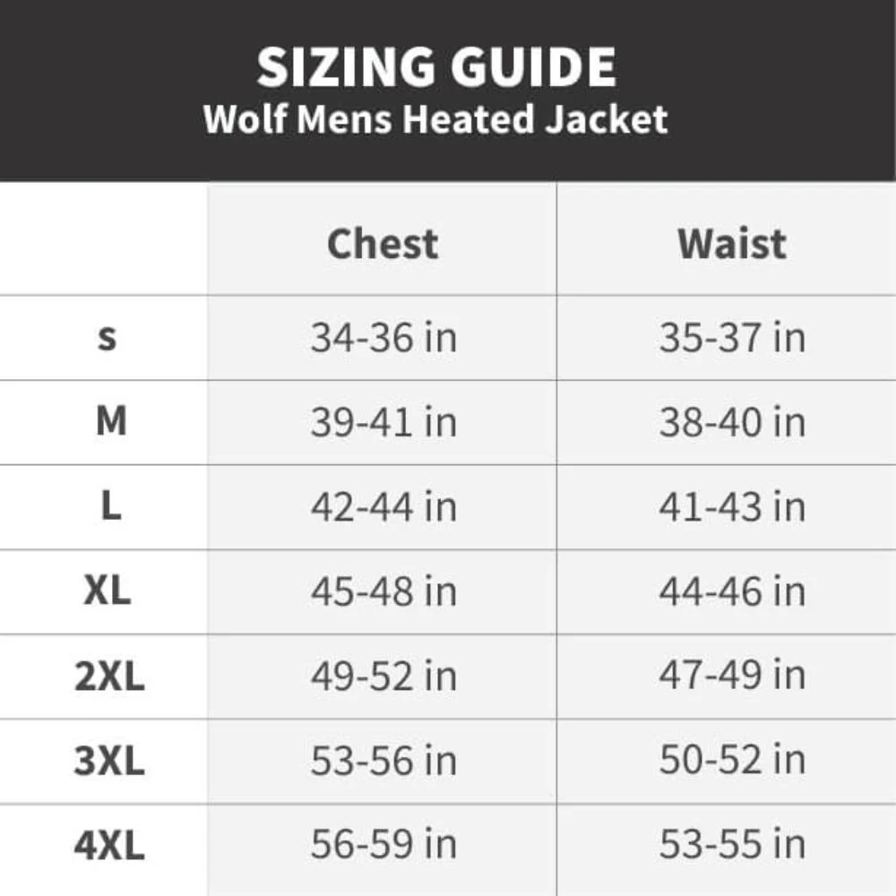 Wolf Mens Heated Jacket - Image 10