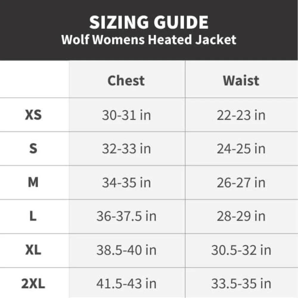 Wolf Womens Heated Jacket - Image 9