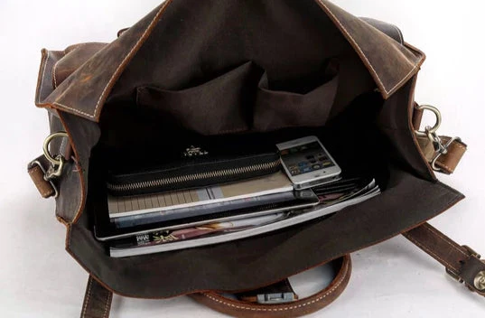 Women’s Handmade Vintage Travel Bag - Image 3