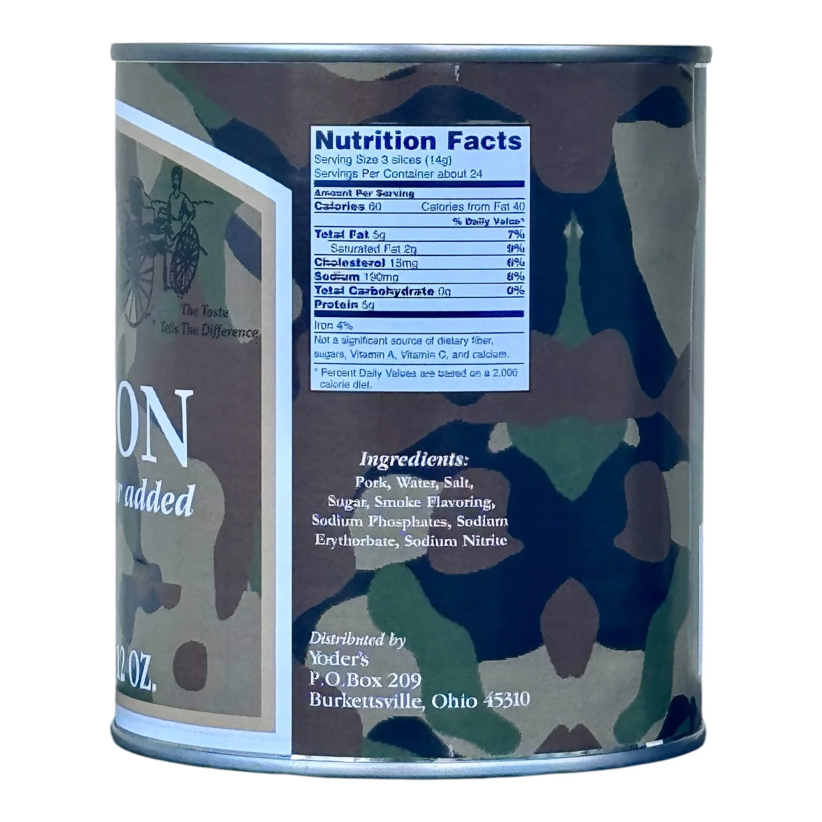 Yoder’s Canned Bacon | 12 oz can | Real USA Bacon | Fully Cooked | Shelf Stable Survival Food | 10+ Year Shelf Life | Ready to Eat | Ideal for Prepping, Storage & Camping - Image 4