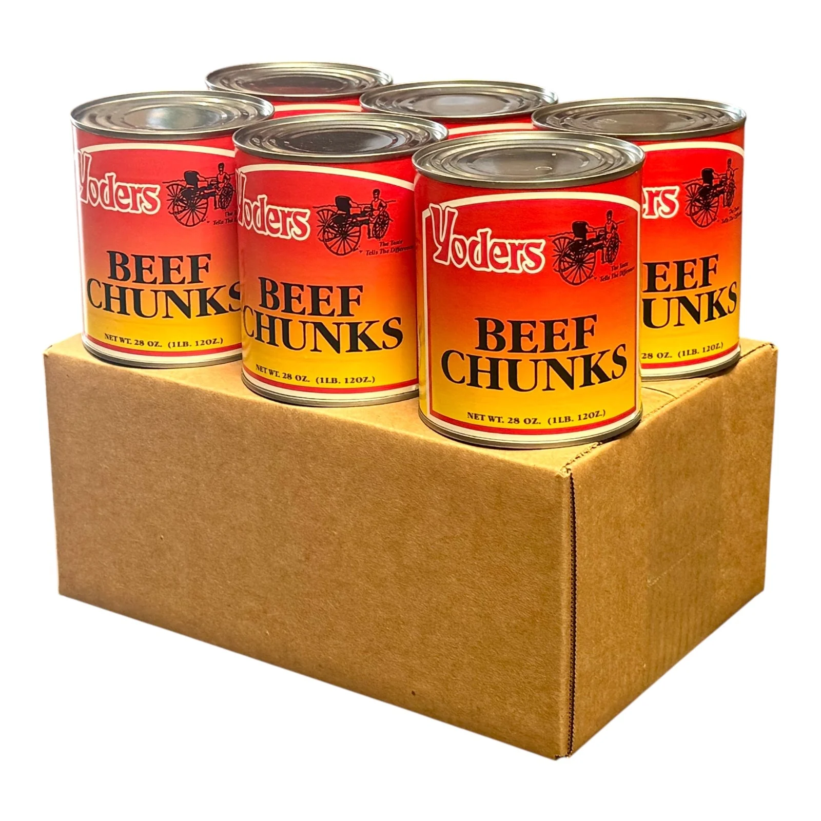 Yoder’s Canned Beef Chunks | 28 oz can | Real USA Beef | Fully Cooked | Shelf Stable Survival Food | 10+ Year Shelf Life | Ready to Eat | Ideal for Prepping, Storage & Camping - Image 5