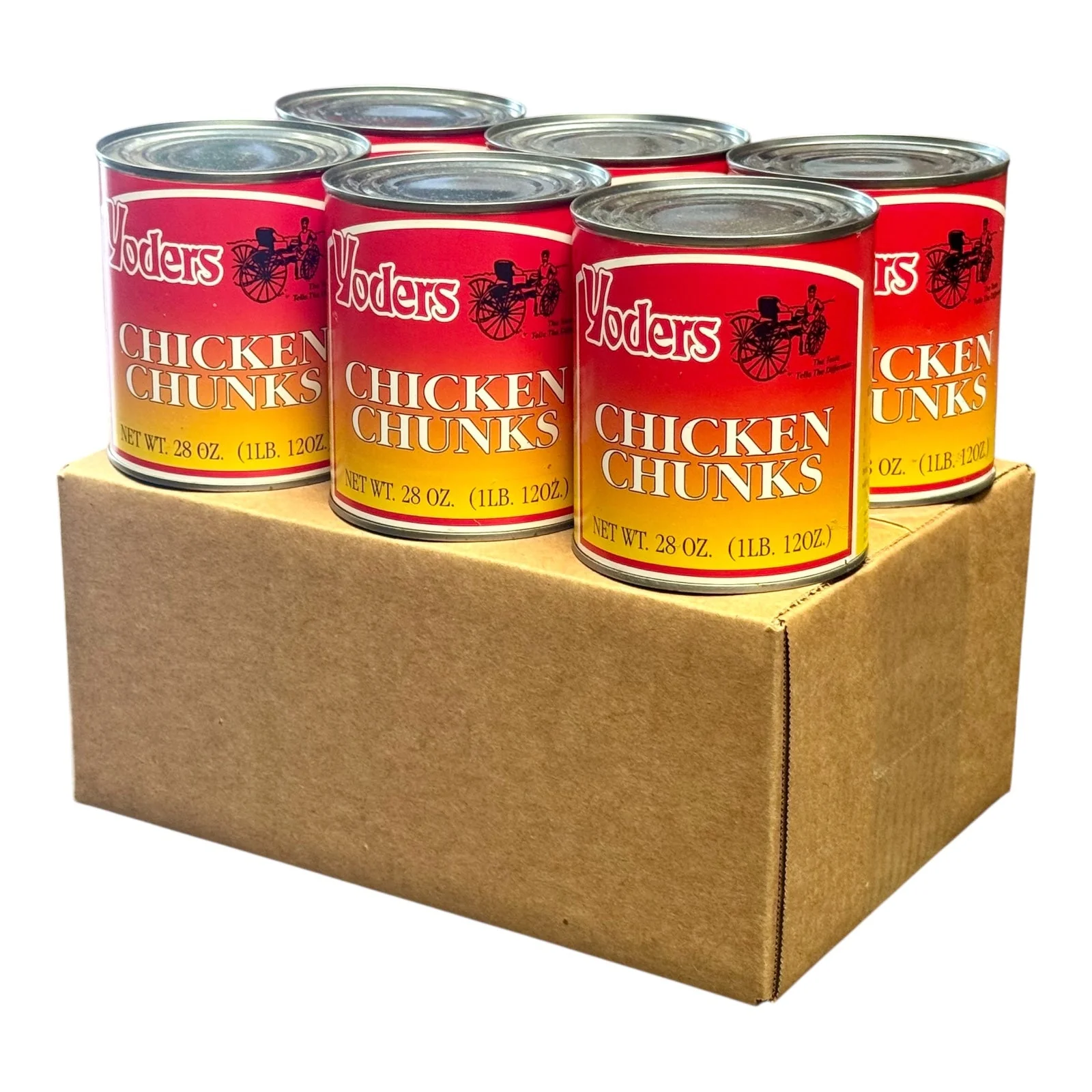 Yoder’s Canned Chicken Chunks | 28 oz can | Real USA Chicken | Fully Cooked | Shelf Stable Survival Food | 10+ Year Shelf Life | Ready to Eat | Ideal for Prepping, Storage & Camping - Image 11