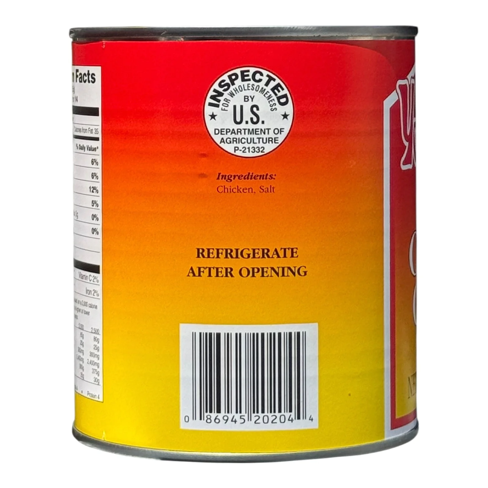 Yoder’s Canned Chicken Chunks | 28 oz can | Real USA Chicken | Fully Cooked | Shelf Stable Survival Food | 10+ Year Shelf Life | Ready to Eat | Ideal for Prepping, Storage & Camping - Image 4