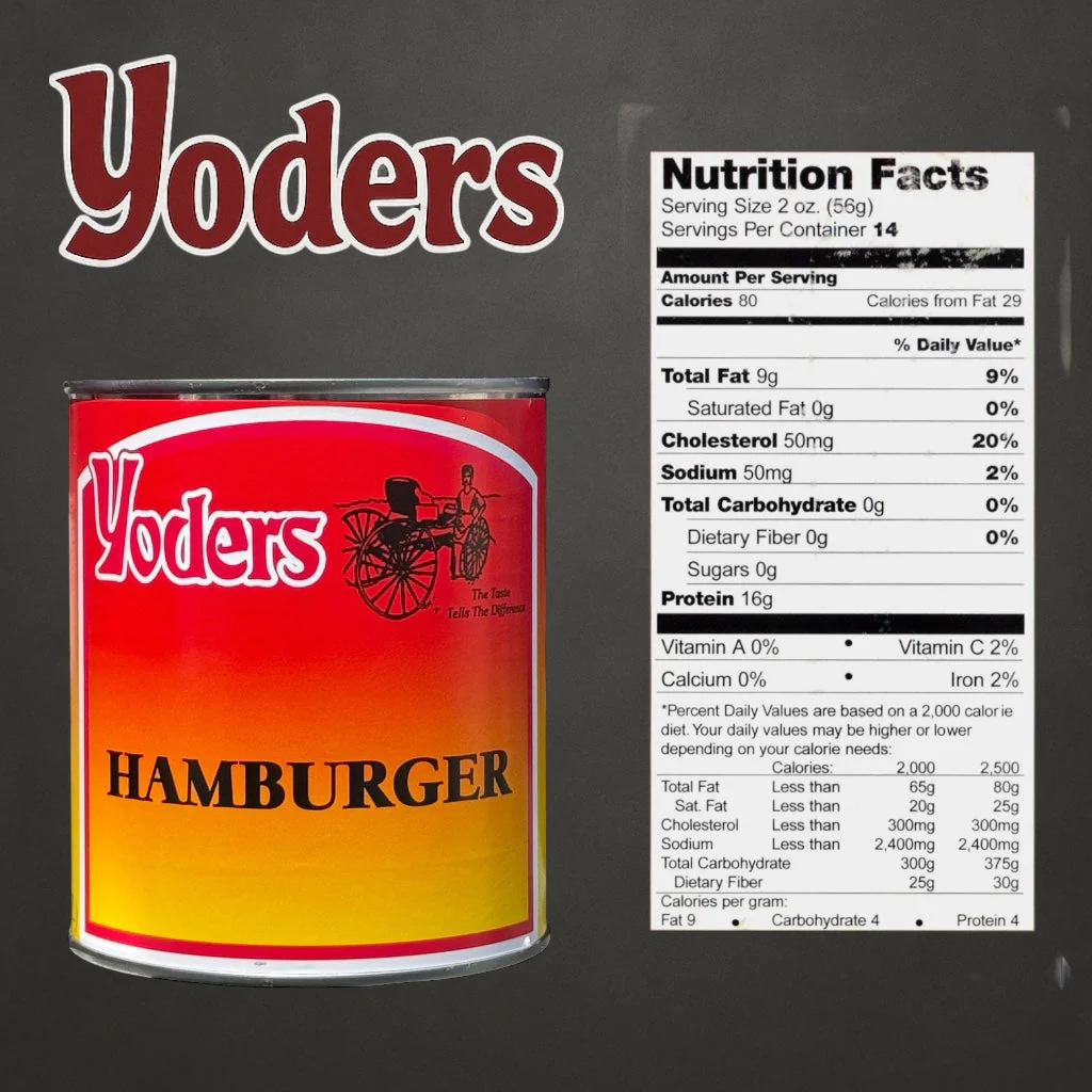 Yoder’s Canned Ground Beef/Hamburger | 28 oz can | Real USA Beef | Fully Cooked | Shelf Stable Survival Food | 10+ Year Shelf Life | Ready to Eat | Ideal for Prepping, Storage & Camping - Image 7